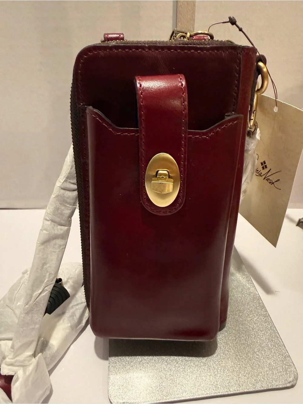 NWT Patricia Nash Amalia Phone, Wristlet and Crossbody with Charm RFID